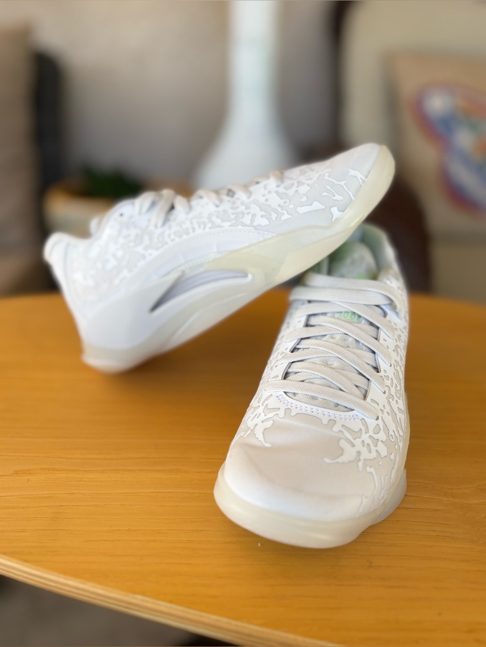 Nike Air Jordan Zion 3 DV3869-103 White Used Size 3.5Y Big kids